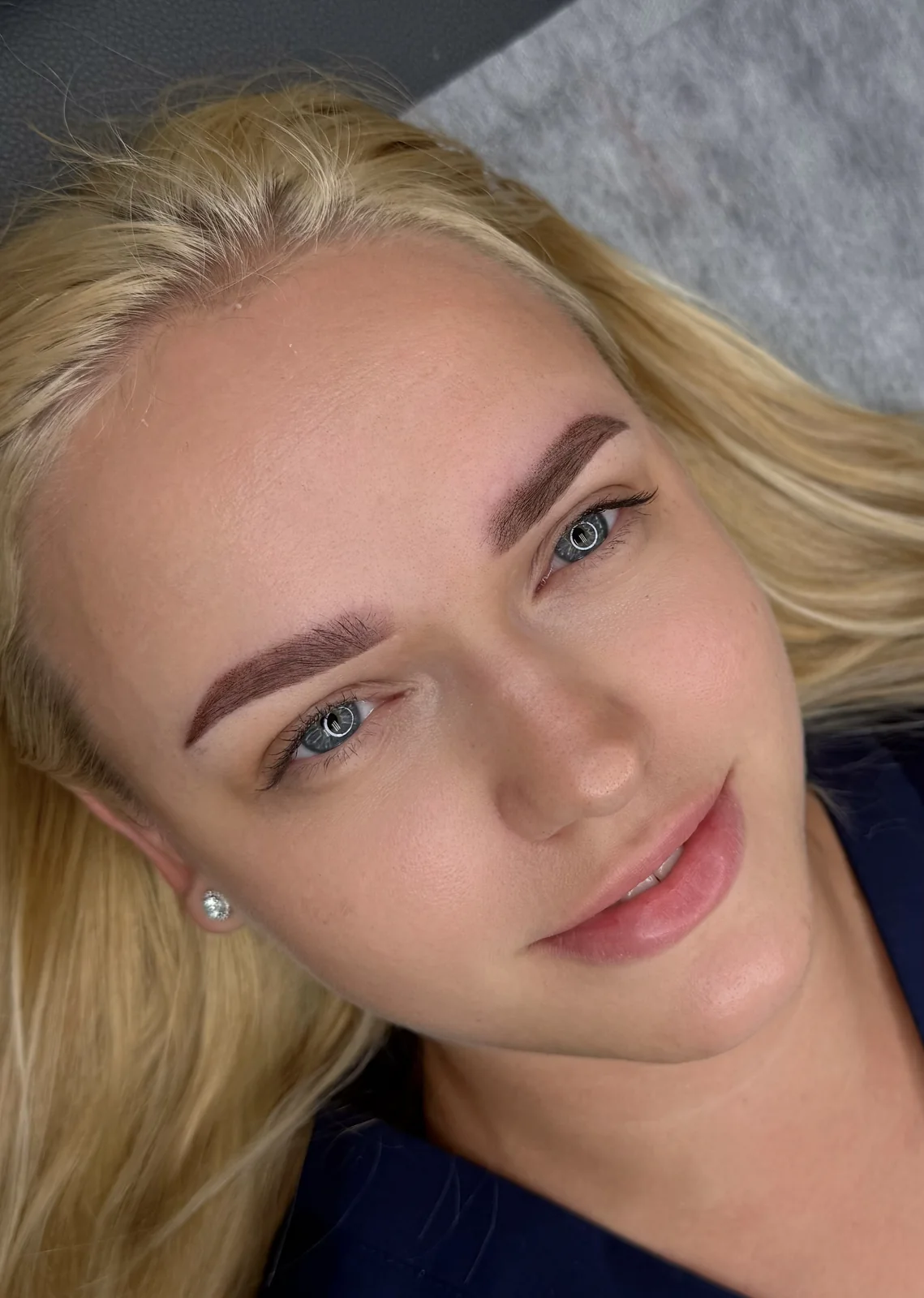 Healed powder brow result by Alina